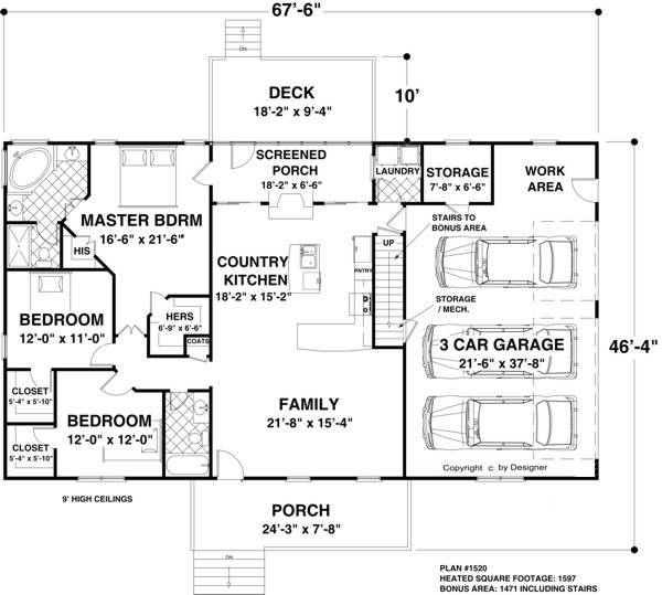 Floorplan image of The Larkspur House Plan